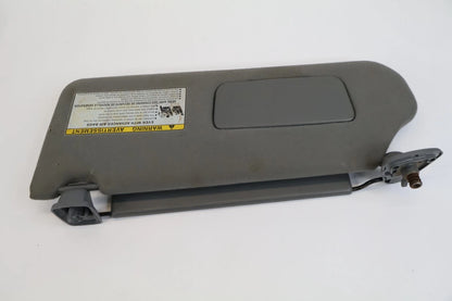 2004-2006 TOYOTA TUNDRA DOUBLE CAB SUN VISOR SET LEFT RIGHT DUAL PANEL GRAY OEM