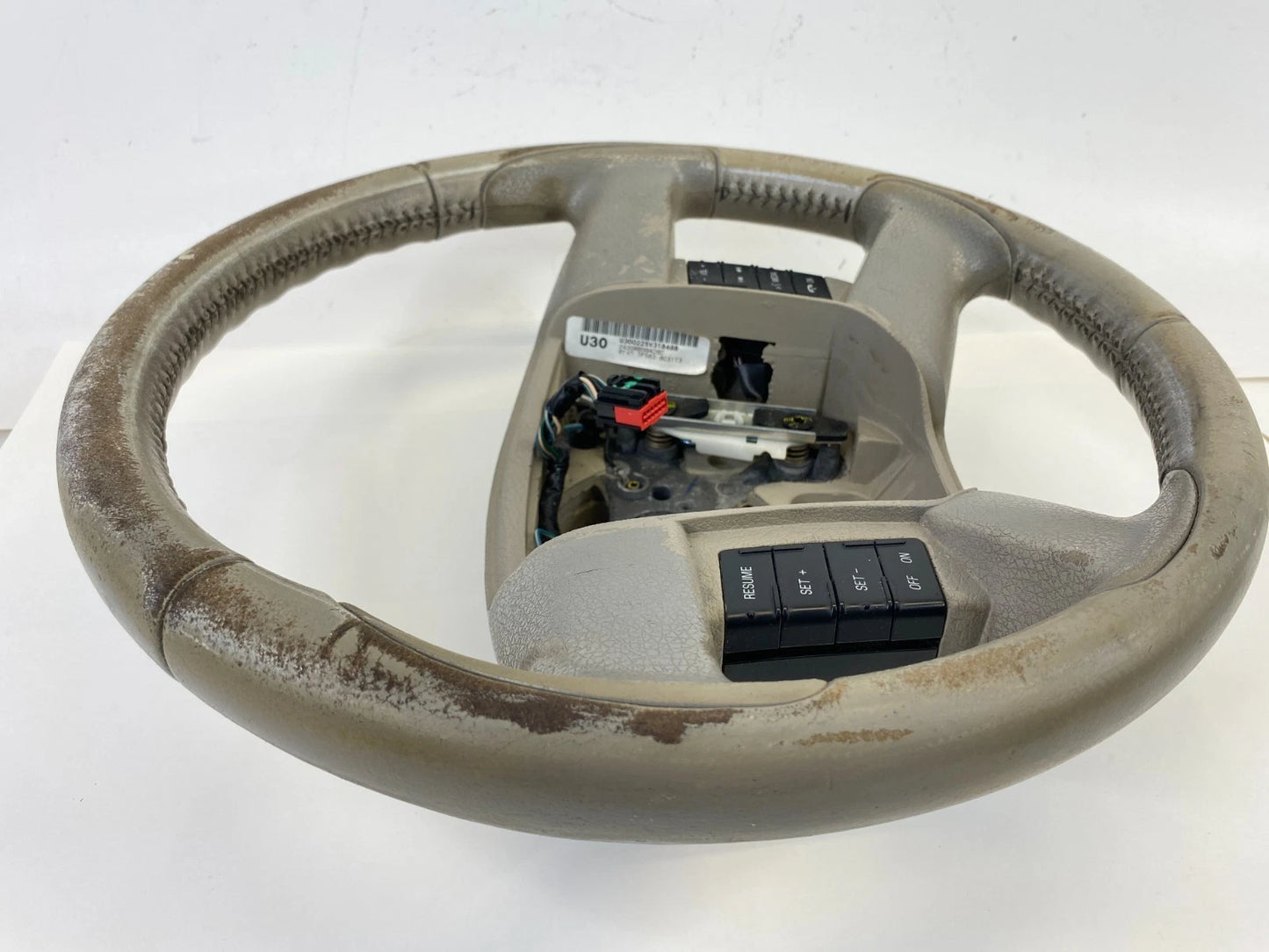 07-10 FORD EDGE STEERING WHEEL W/ AUDIO CRUISE CONTROL BUTTONS 3F563-BC31T3 OEM