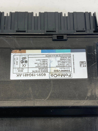 09-12 JAGUAR XF XFR 4.2L KEYLESS ENTRY THEFT LOCKING CONTROL MODULE 8G9119G481AK