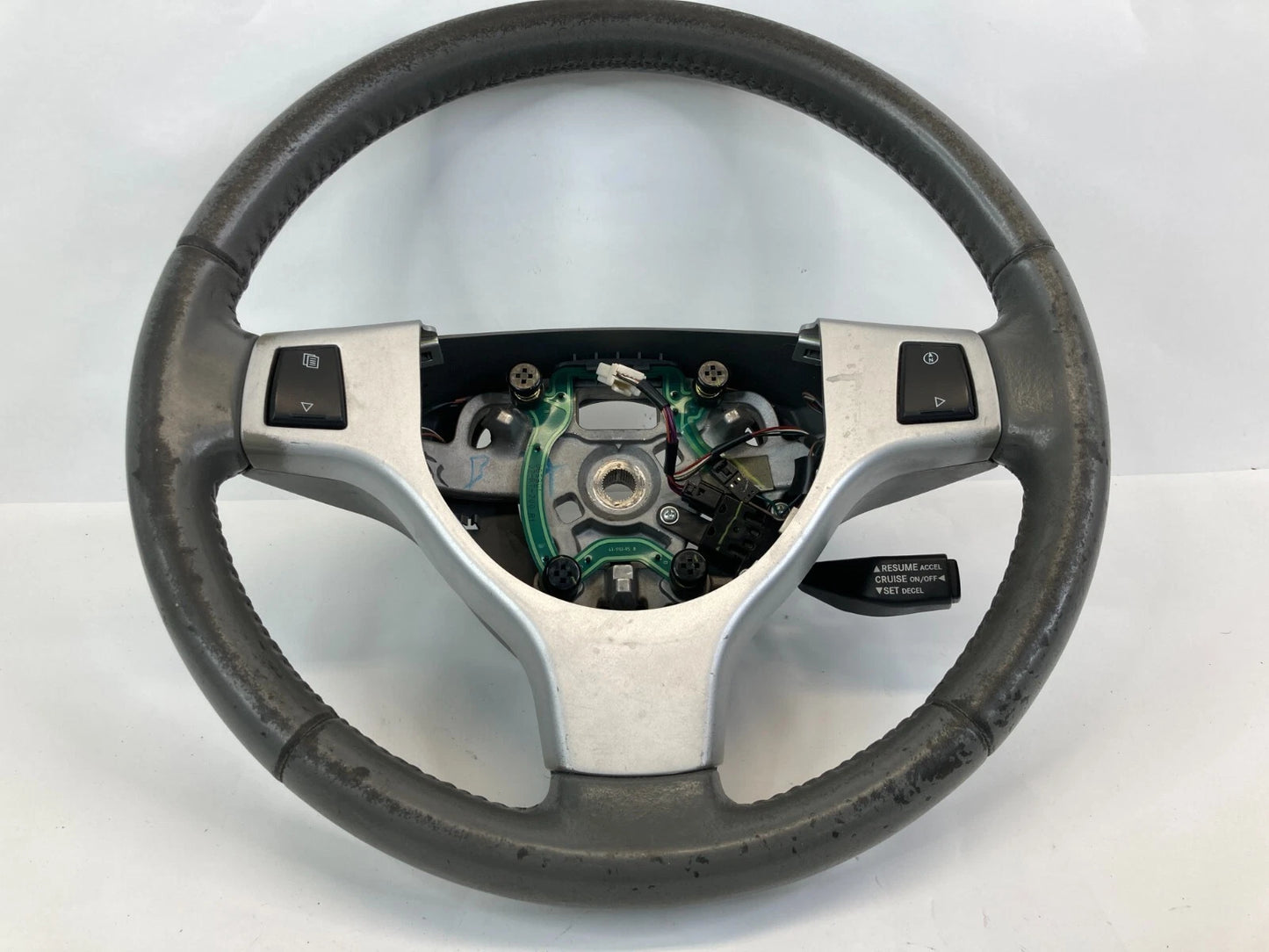 2008-2010 DODGE GRAND CARAVAN STEERING WHEEL W CRUISE CONTROL LEATHER 0ZP231D5AE