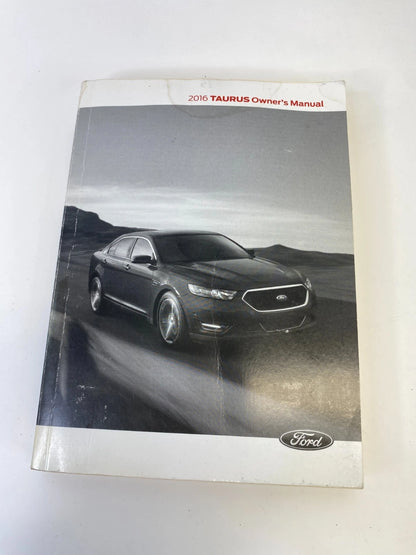 2016 FORD TAURUS OWNERS MANUAL WARRANTY GUIDE INFORMATION BOOK SET W/ CASE OEM