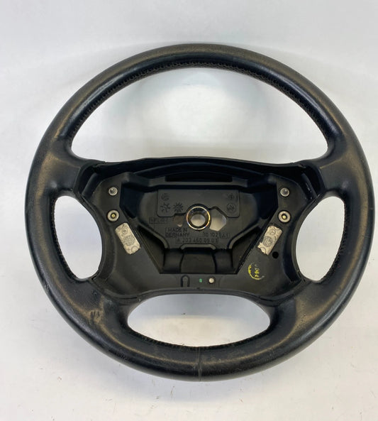 2001-2005 MERCEDES-BENZ C240 C320 STEERING WHEEL ASSEMBLY BLACK OEM A2034600903