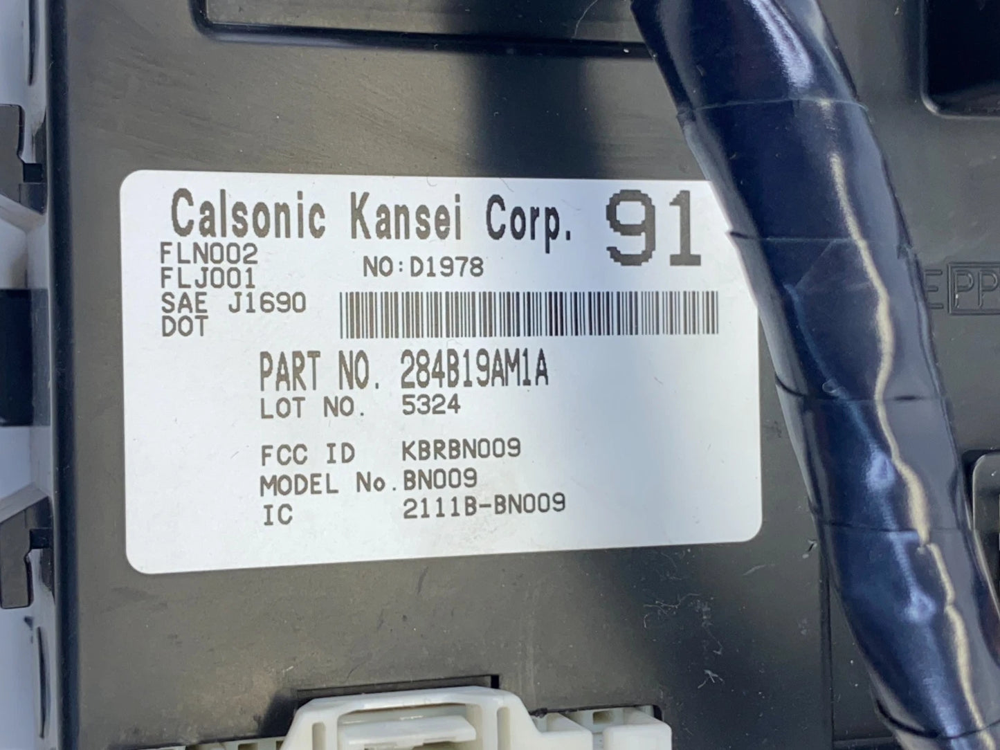 2015-2019 NISSAN SENTRA 1.8L BODY CONTROL MODULE BCM COMPUTER UNIT 284B1-9AM1A