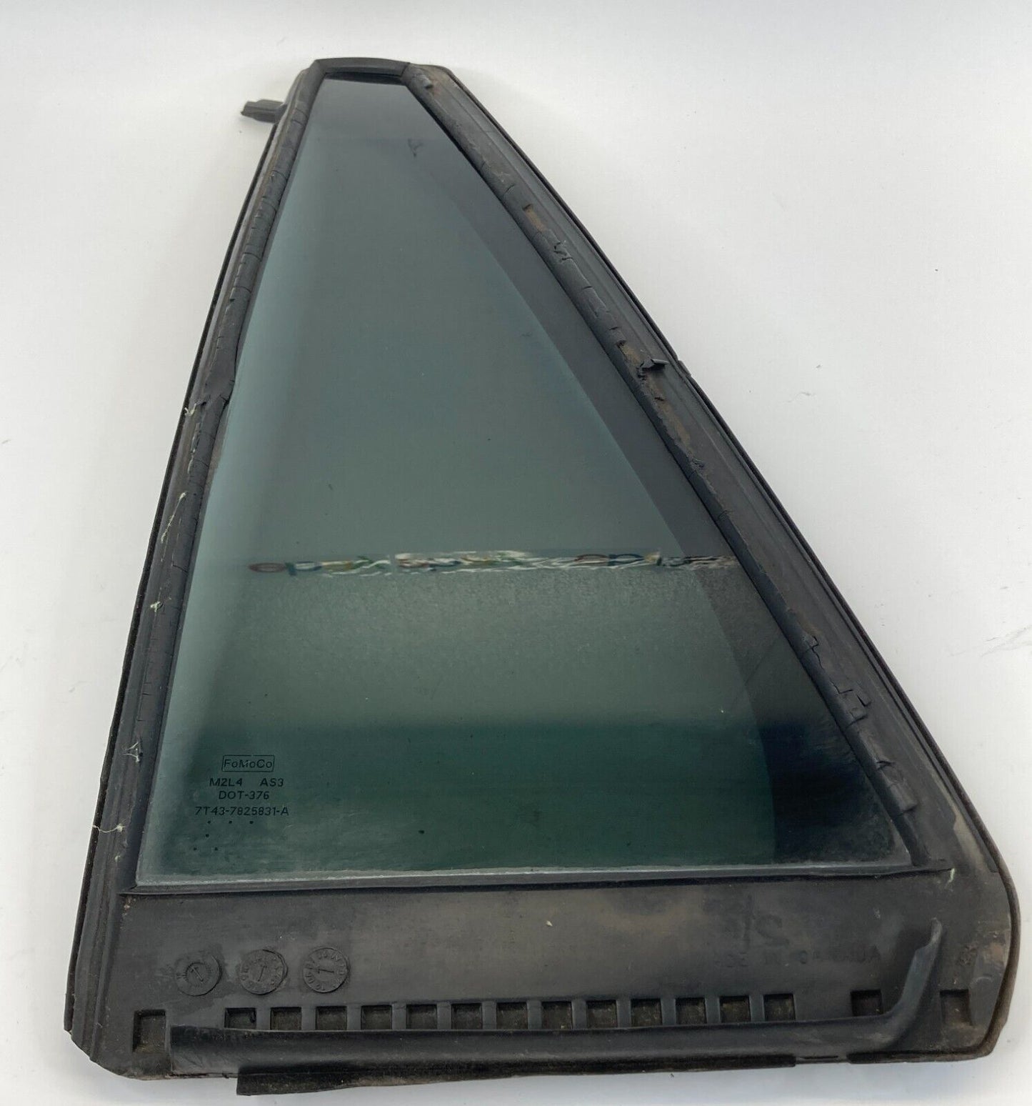 07-14 Ford Edge Rear Left Side Quarter Vent Window Glass 7T43-7825831-A OEM