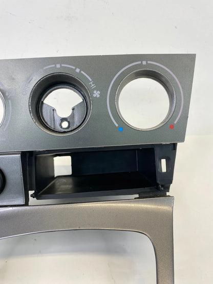 03-08 Pontiac Vibe Shifter Climate Control Trim Bezel w Storage & Power Outlet