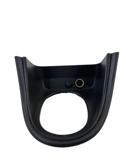 99-02 FORD MUSTANG CENTER CONSOLE SHIFTER TRIM BEZEL W/ POWER OUTLET WSKM4D827A