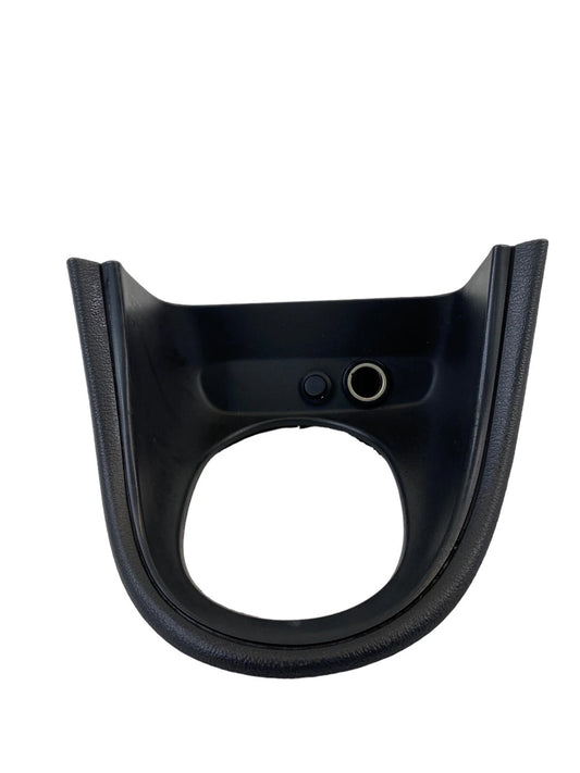 99-02 FORD MUSTANG CENTER CONSOLE SHIFTER TRIM BEZEL W/ POWER OUTLET WSKM4D827A