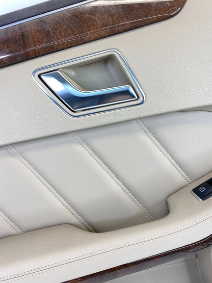 2006-2016 MERCEDES-BENZ E350 REAR LEFT SIDE INTERIOR DOOR PANEL W/ WINDOW SWITCH