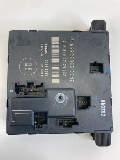 2006 Mercedes-Benz CLS500 Rear Left Side Door Control Module Unit 219-820-02-26