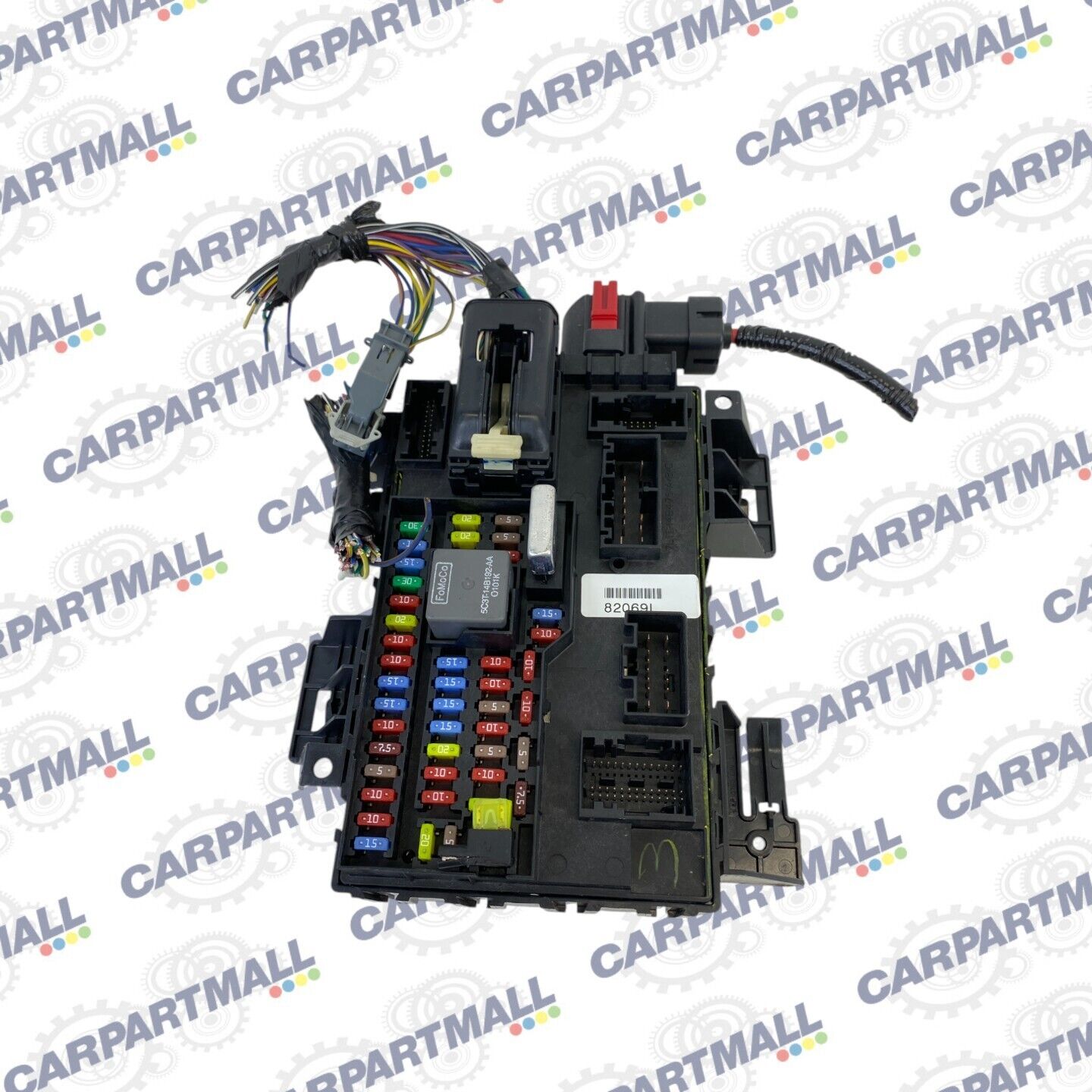 10-12 Ford Fusion 2.5L L4 Fuse Box Body Control Module Unit AG1T-14B476-CD OEM