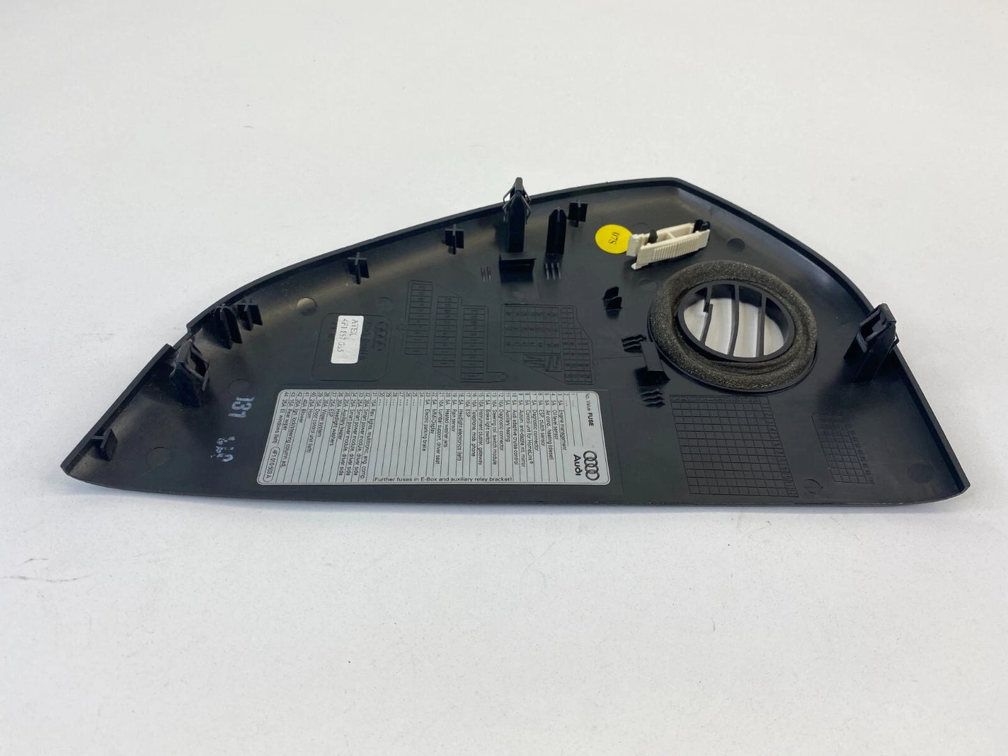 2007-2011 AUDI A6 QUATTRO S6 INSTRUMENT PANEL DASH LEFT SIDE END CAP COVER OEM