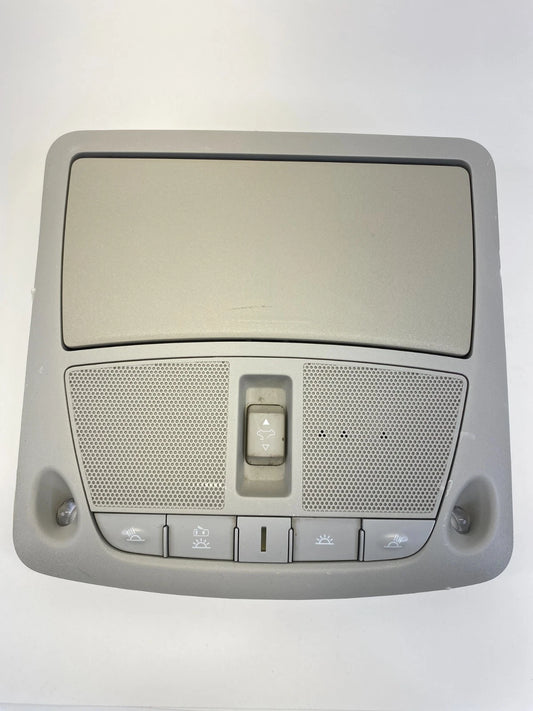 13-15 NISSAN PATHFINDER FRONT OVERHEAD DOME MAP LIGHT CONSOLE W/ SUNROOF SWITCH