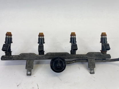 08-12 HONDA ACCORD 2.4L FWD ENGINE FUEL RAIL W/ 4 FUEL INJECTORS R45L590-545103