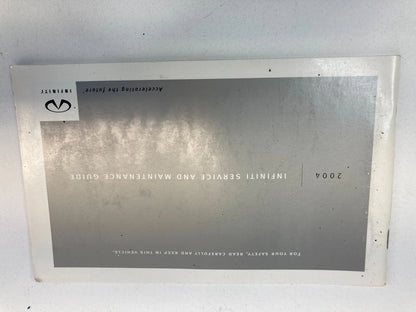 2004 INFINITI G35 COUPE OWNER'S MANUAL WARRANTY INFORMATION BOOKLET W/ CASE