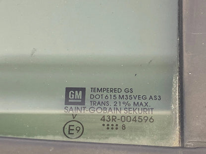 2006-2011 CHEVROLET HHR REAR RIGHT OUTER VENT GLASS W/ WEATHERSTRIP SEAL OEM