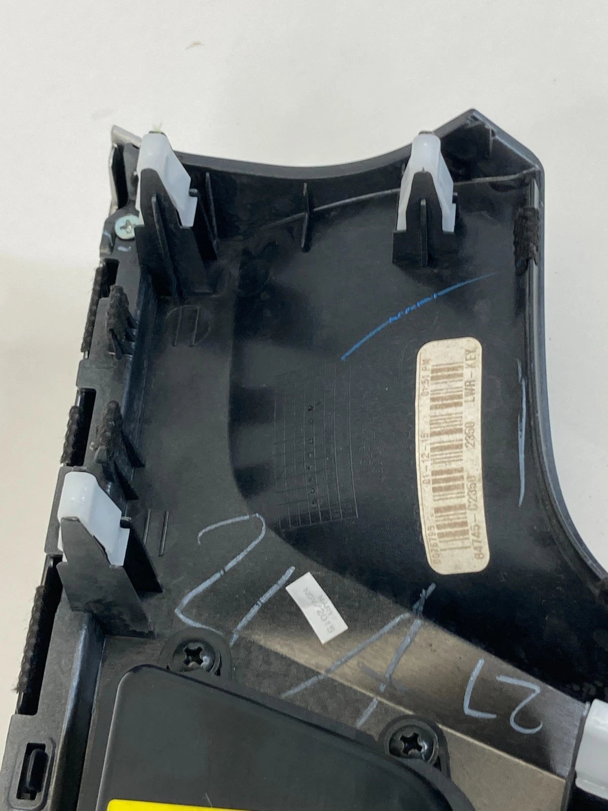 2015-2017 HYUNDAI SONATA CENTER DASH RADIO AUDIO CONTROL HAZARD PANEL BEZEL OEM