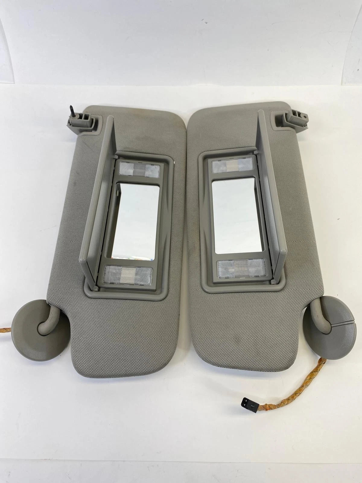 13-19 CADILLAC ATS CTS SDN SUNVISOR SUN VISOR LH RH SET W/ CLIPS OEM