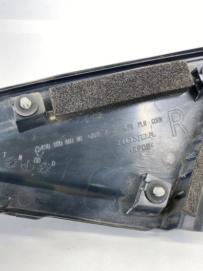 2012 12 HONDA CIVIC HYBRID FRONT EXTERIOR OUTER PILLAR RIGHT CORNER COVER TRIM