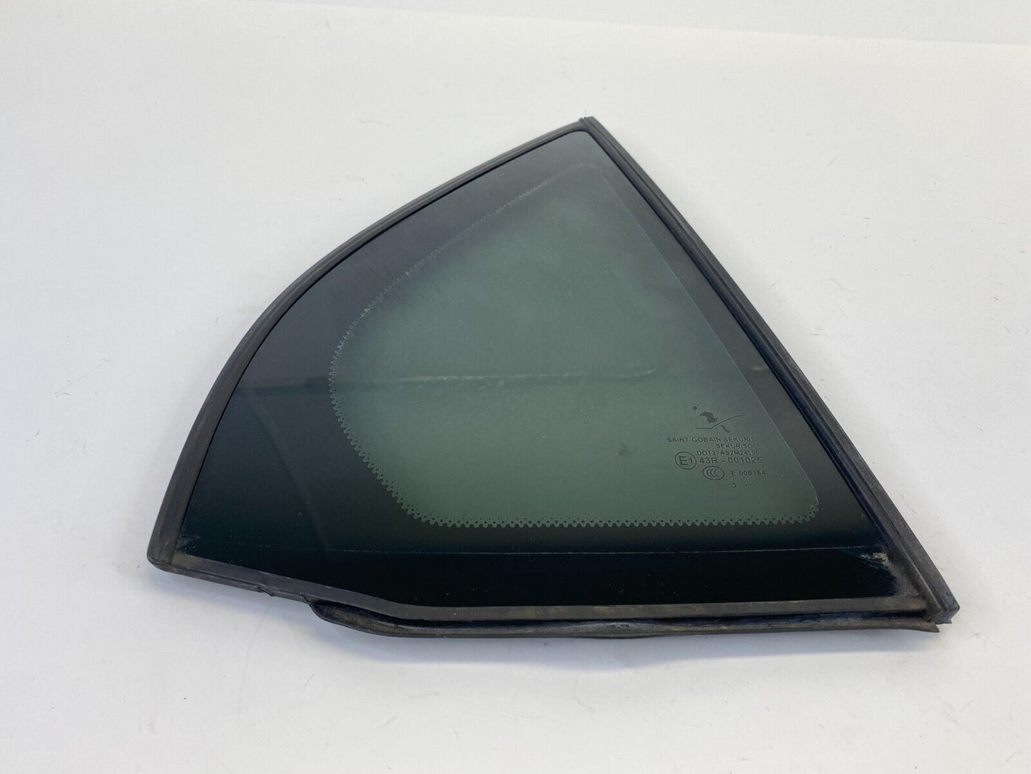 03-11 Saab 9-3 Sedan Rear Right Door Window Glass Vent Quarter Panel 12804490