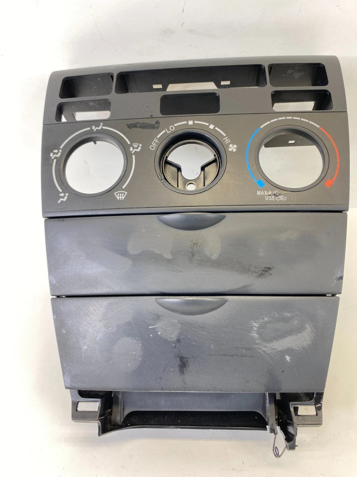 03-08 TOYOTA COROLLA CENTER DASH CLIMATE CONTROL BEZEL W/ STORAGE 55420-02160