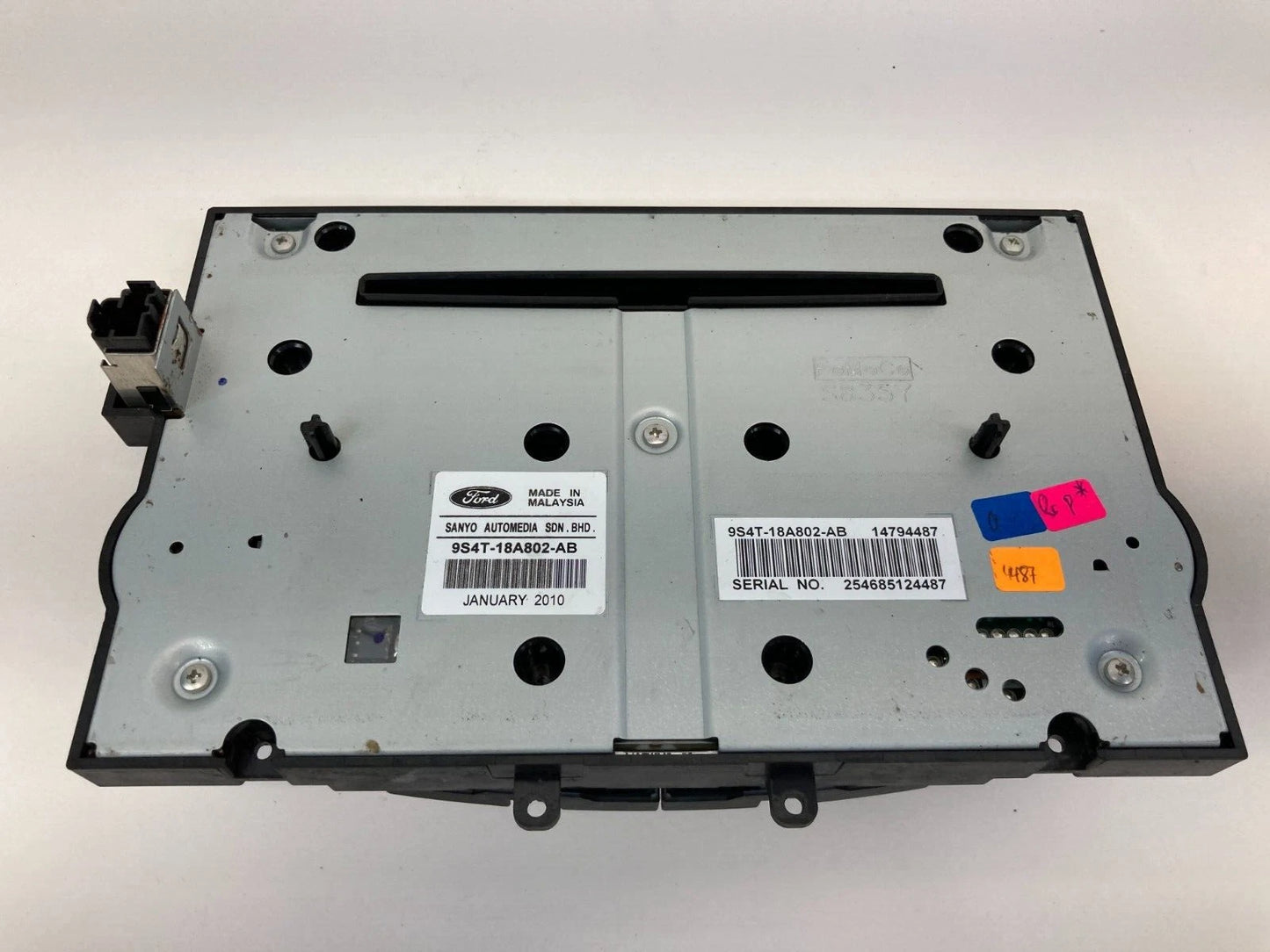 2009-2011 Ford Focus AM/FM Radio Audio Control Faceplate Panel 9S4T18A802AB OEM