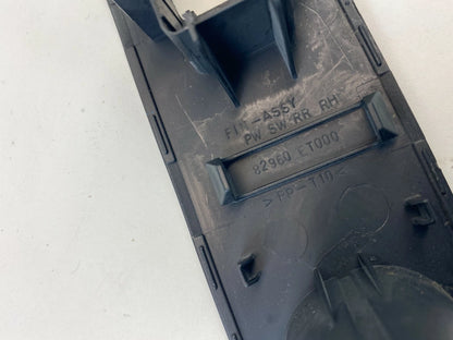 07-12 NISSAN SENTRA REAR RIGHT SIDE WINDOW SWITCH BEZEL COVER TRIM 82960-ET000