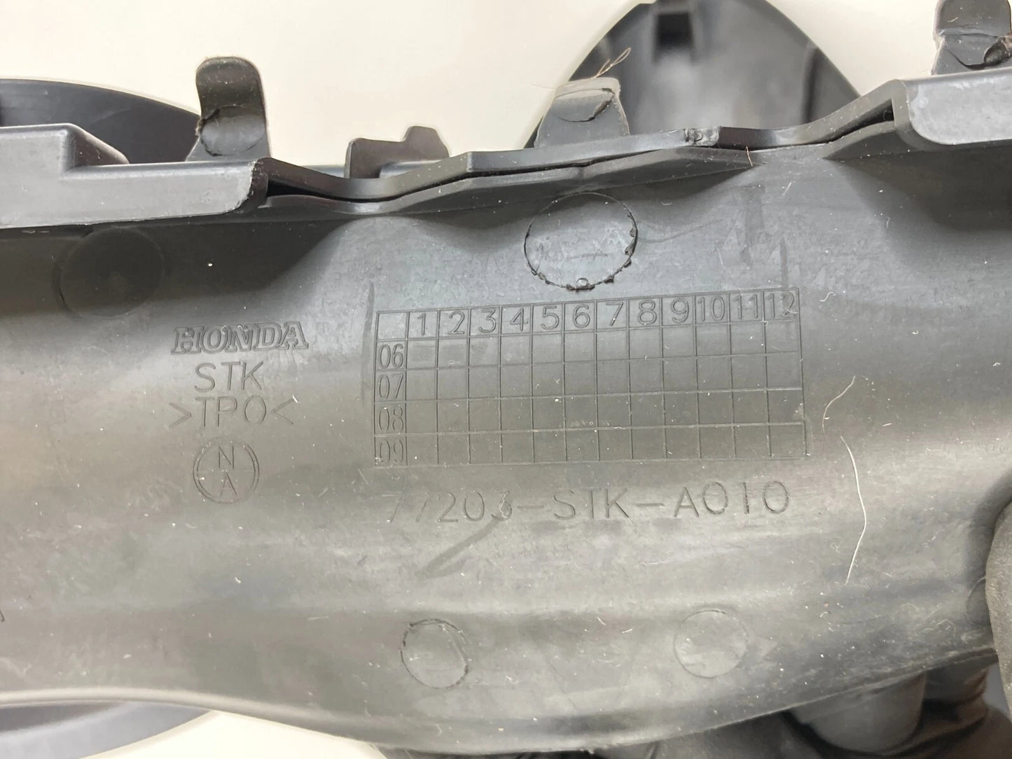 07-12 ACURA RDX SPEEDOMETER INSTRUMENT CLUSTER DASH TRIM BEZEL 77200-STK-A010