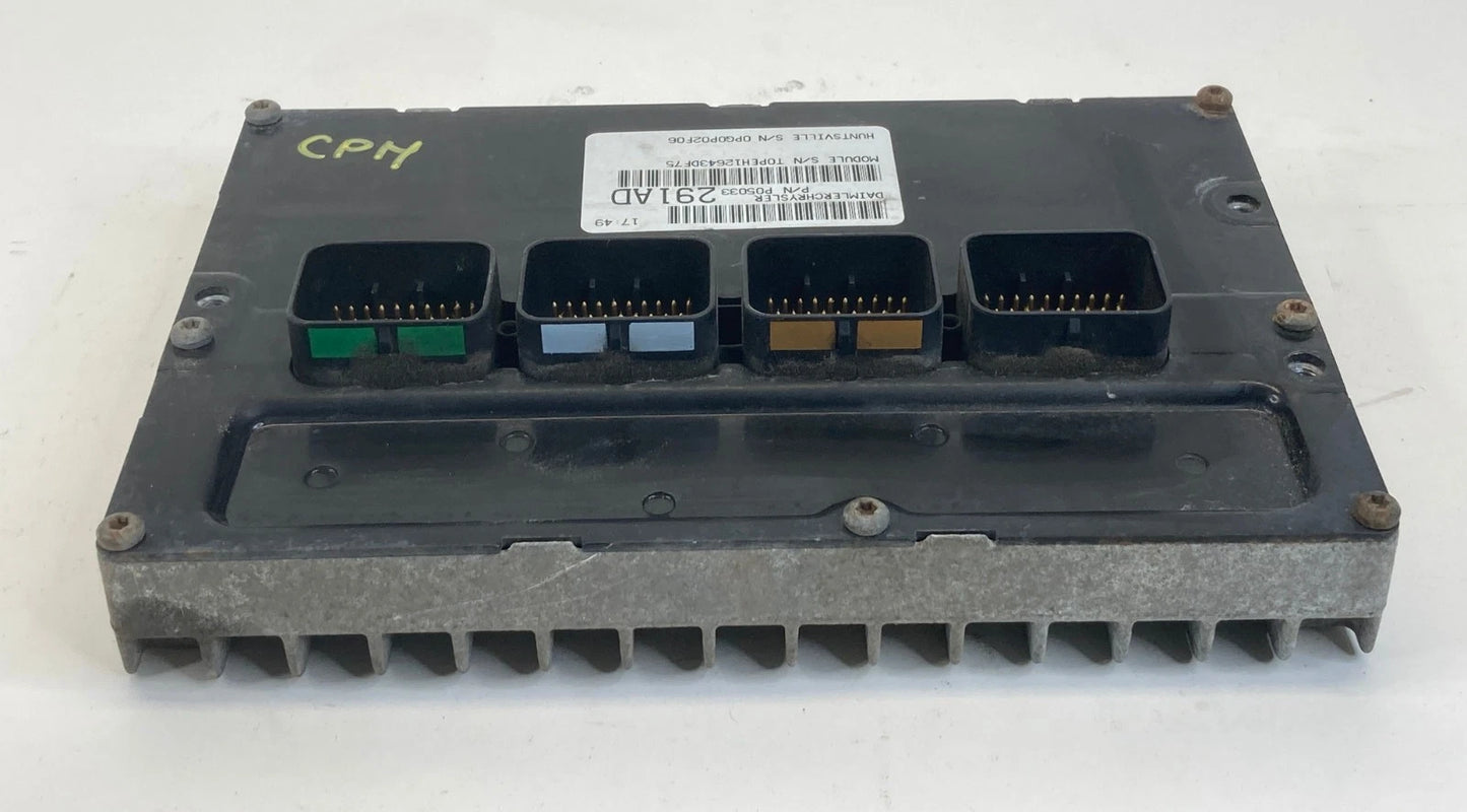 04 CHRYSLER PT CRUISER 2.4L POWERTRAIN ENGINE CONTROL MODULE PCM ECU 5033291AD