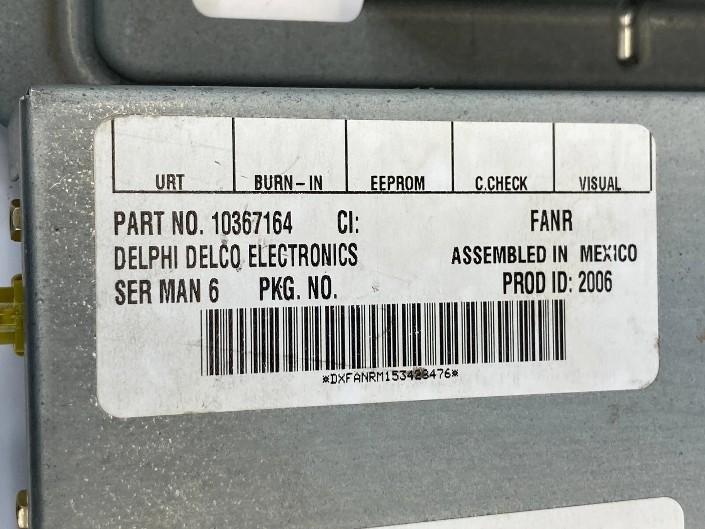 2004-2006 CADILLAC SRX SATELLITE RADIO ANTENNA CONTROL MODULE UNIT 10367164 OEM