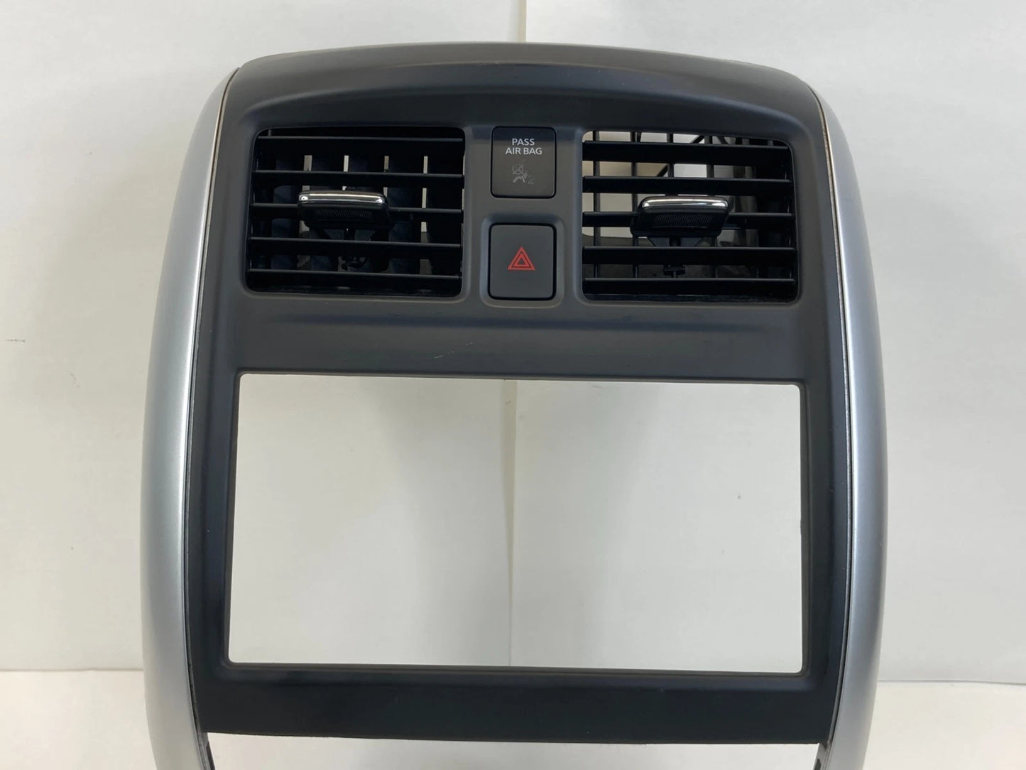 2015-2019 Nissan Versa Dash Radio Bezel Trim w/ Air Vent & Hazard Switch OEM