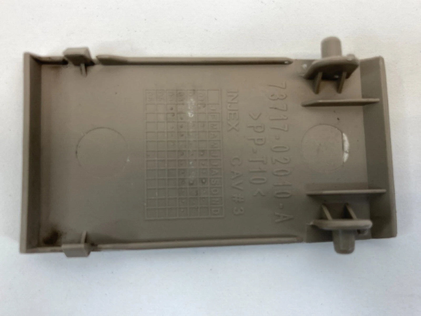 2003-2008 TOYOTA COROLLA DESK CHILD ANCHOR SEAT COVER TRIM 73717-02010-A OEM