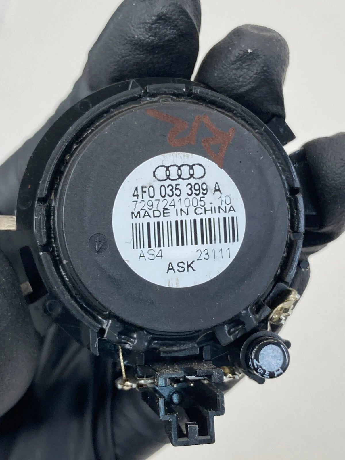 2009-2016 AUDI A4 QUATTRO REAR RIGHT DOOR TWEETER SPEAKER OEM FACTORY 4F0035399A