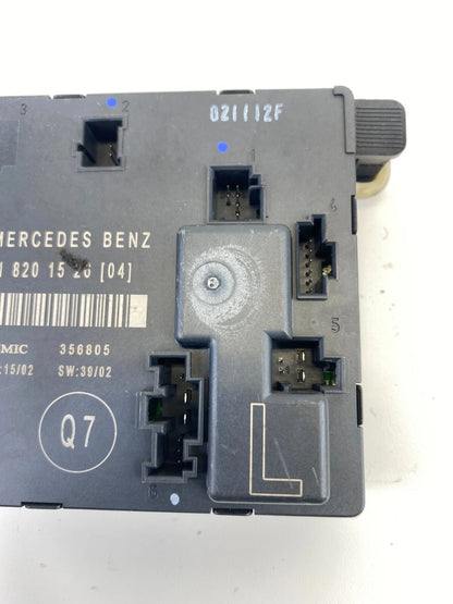 2003-2006 MERCEDES-BENZ E500 REAR LEFT BACK SIDE DOOR CONTROL MODULE 2118201526
