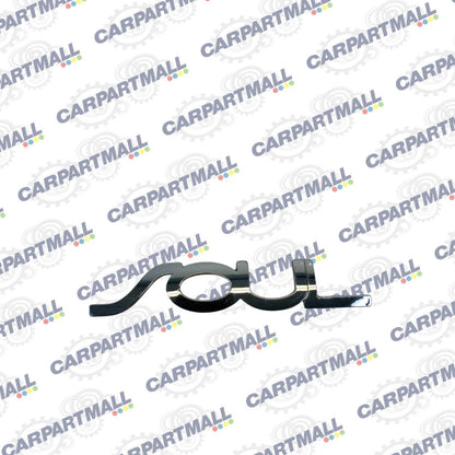 2014-2019 Kia Soul Rear Trunk Emblem Chrome Emblem Logo Badge Nameplate OEM