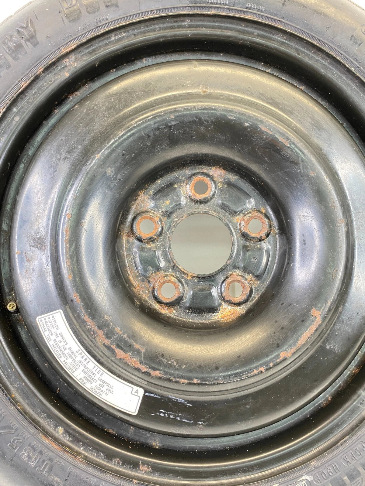 2005-2010 HONDA ODYSSEY EMERGENCY SPARE TIRE WHEEL COMPACT DONUT T135/80D17 R17