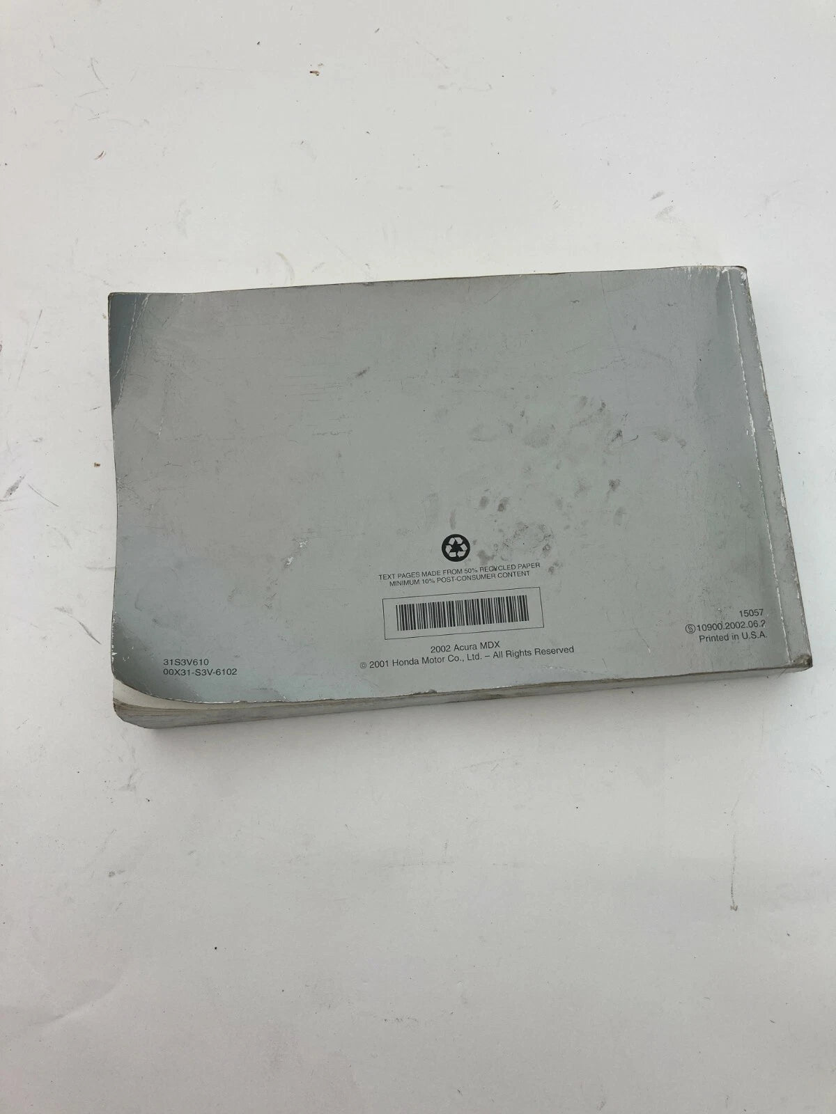 02 2002 ACURA MDX OWNER'S MANUAL GUIDE BOOK OEM