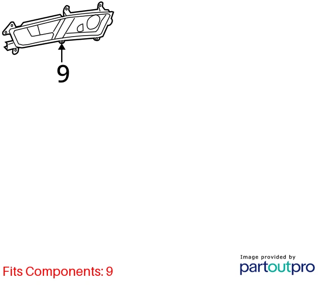 05-11 AUDI A6 QUATTRO FRONT RIGHT SIDE INNER DOOR HANDLE W/ BEZEL 4F0837020C OEM