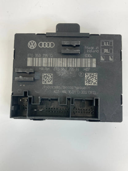 2013-2016 AUDI A4 REAR LEFT SIDE DOOR LOCKING CONTROL MODULE 8T0-959-795-Q