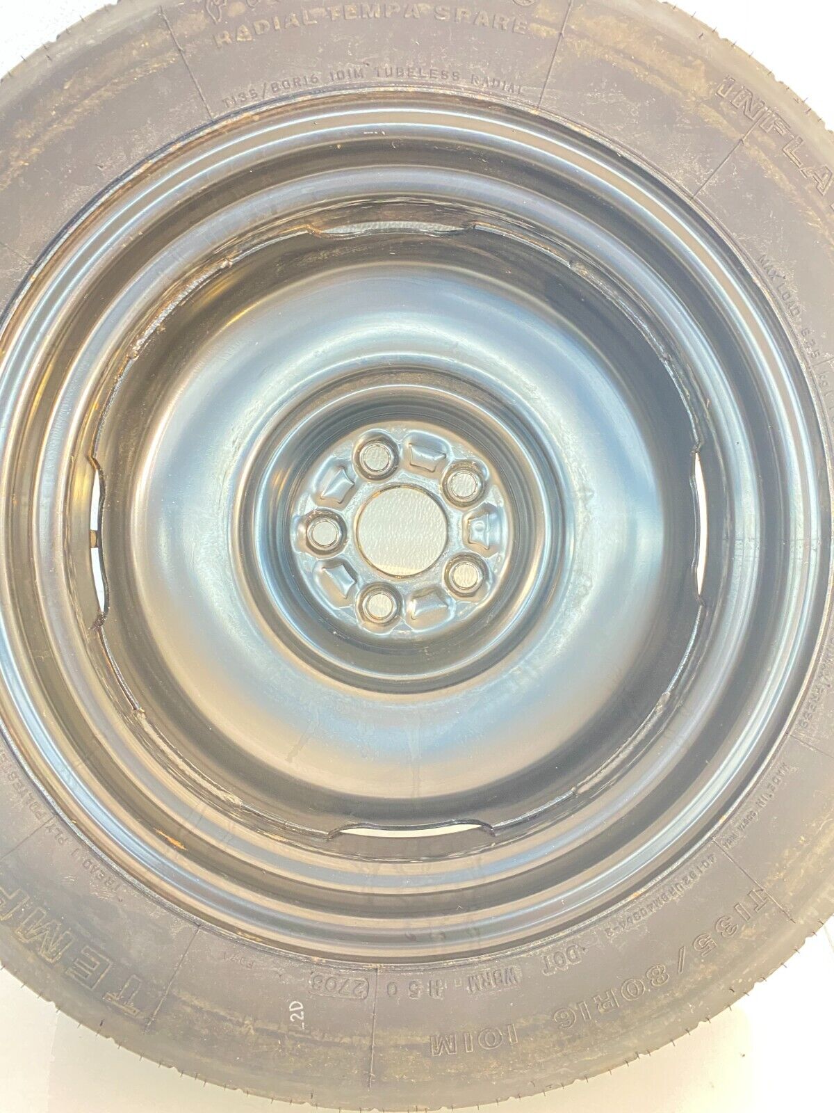 2010-2014 Subaru Legacy Spare Tire Wheel Rim Compact Donut T135/80/R16 OEM