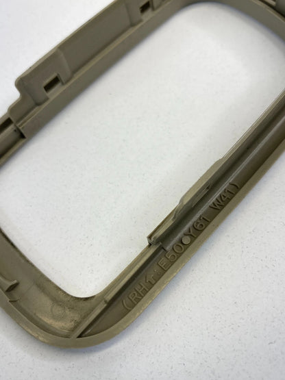 2003 03 INFINITI QX4 REAR LEFT SIDE INTERIOR DOOR HANDLE COVER BEZEL TRIM OEM