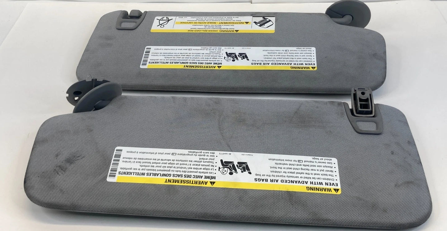2017-2021 Chevrolet Trax Sunvisor Set Sun Visor Shade Pair Set OEM