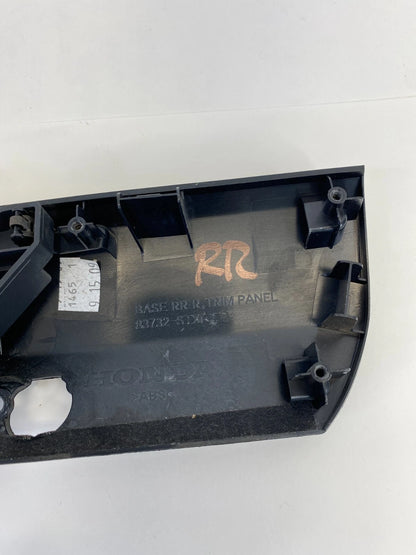 2007-2013 ACURA MDX REAR RIGHT INTERIOR DOOR HANDLE BLACK TRIM OEM 83732-STX