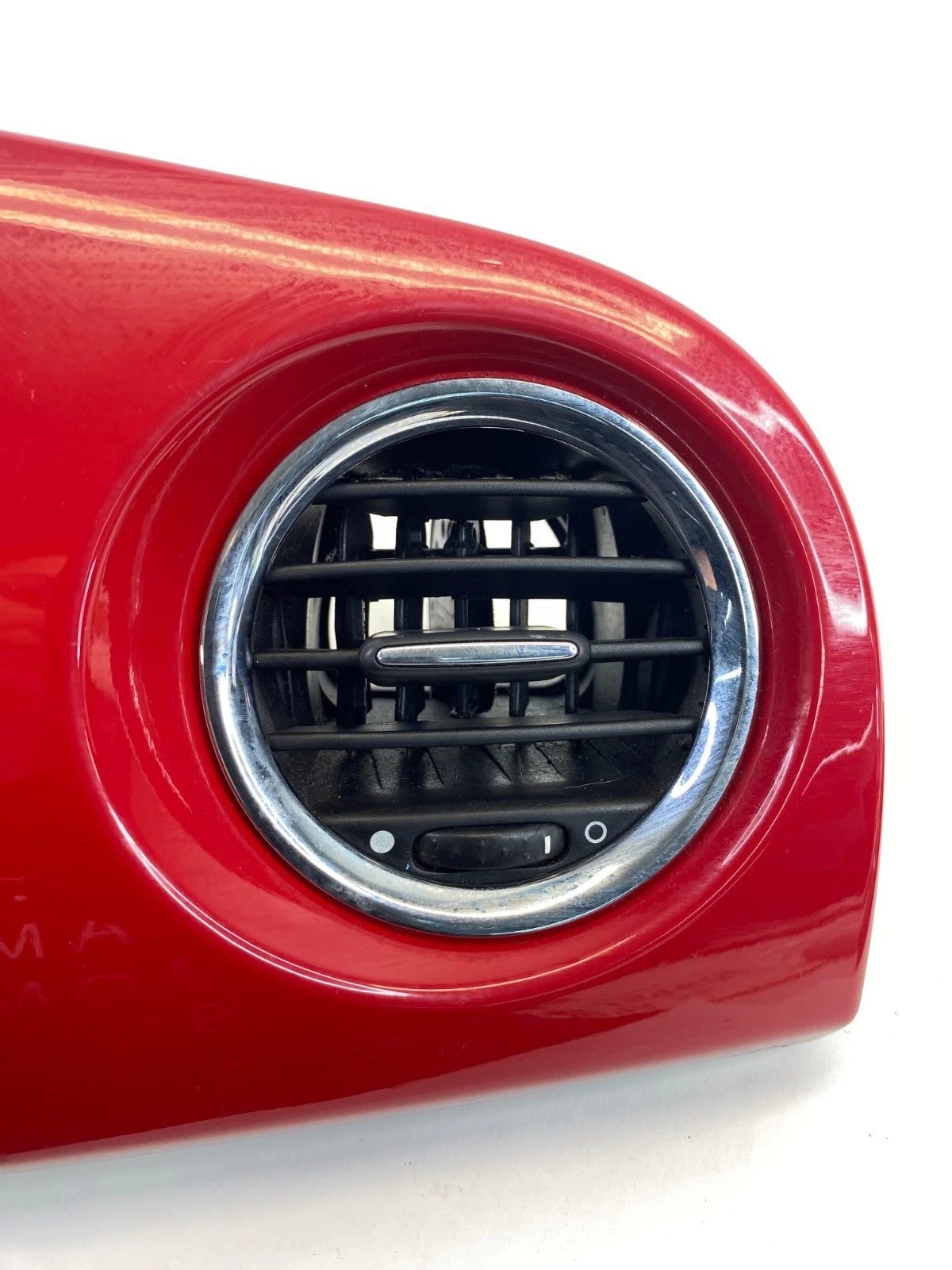 2012-2015 Fiat 500 Dash Trim Bezel Panel With Air Vent & Switches 1SC361R1AC OEM