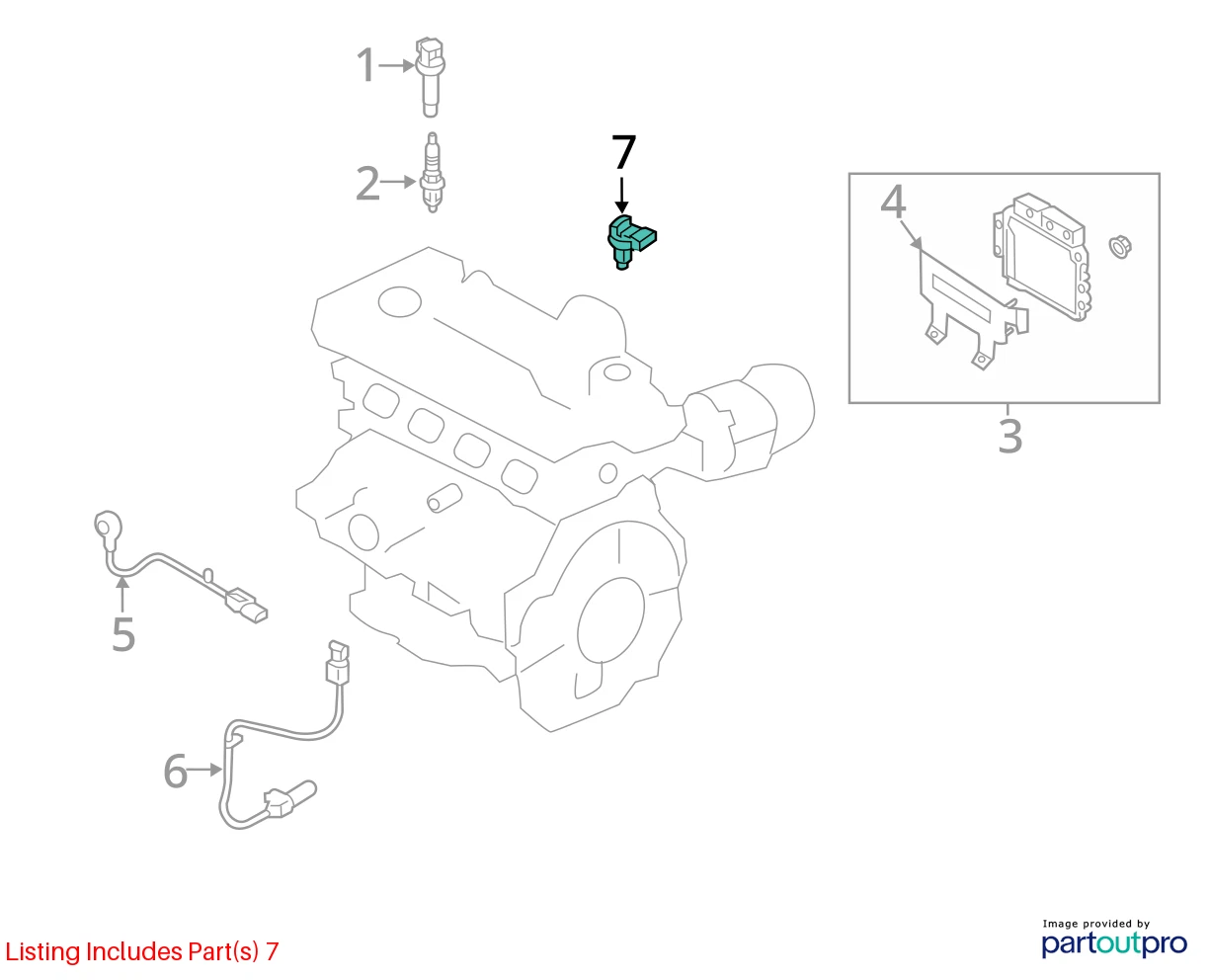 2012-2019 Kia Rio 1.6L L4 Engine Camshaft Position Sensor CPS 39350-2B030 OEM