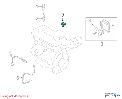 2012-2019 Kia Rio 1.6L L4 Engine Camshaft Position Sensor CPS 39350-2B030 OEM