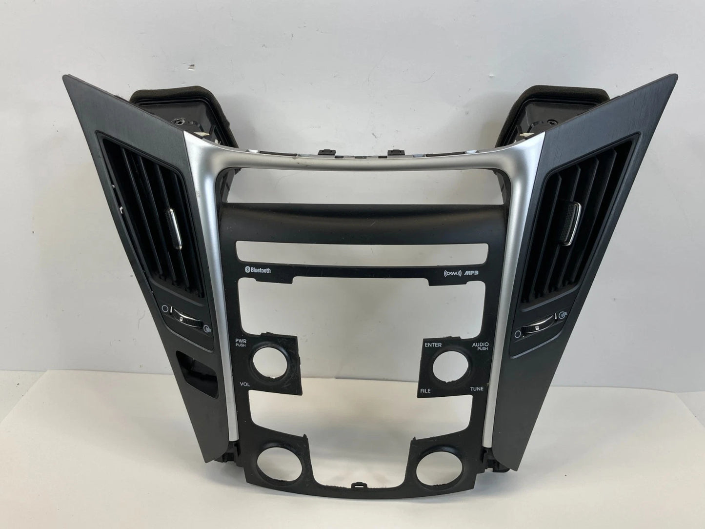 2011-2014 HYUNDAI SONATA DASH RADIO CLIMATE CONTROL BEZEL W/ AIR VENTS OEM
