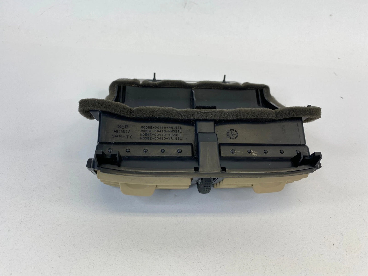 2004-2008 ACURA TL REAR CENTER CONSOLE AC HEATER DUAL AIR VENT DUCT OUTLET BEIGE