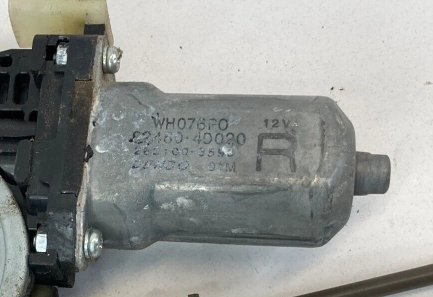 06-12 14 KIA SEDONA REAR RIGHT SIDE DOOR WINDOW MOTOR W/ REGULATOR 82460-4D020