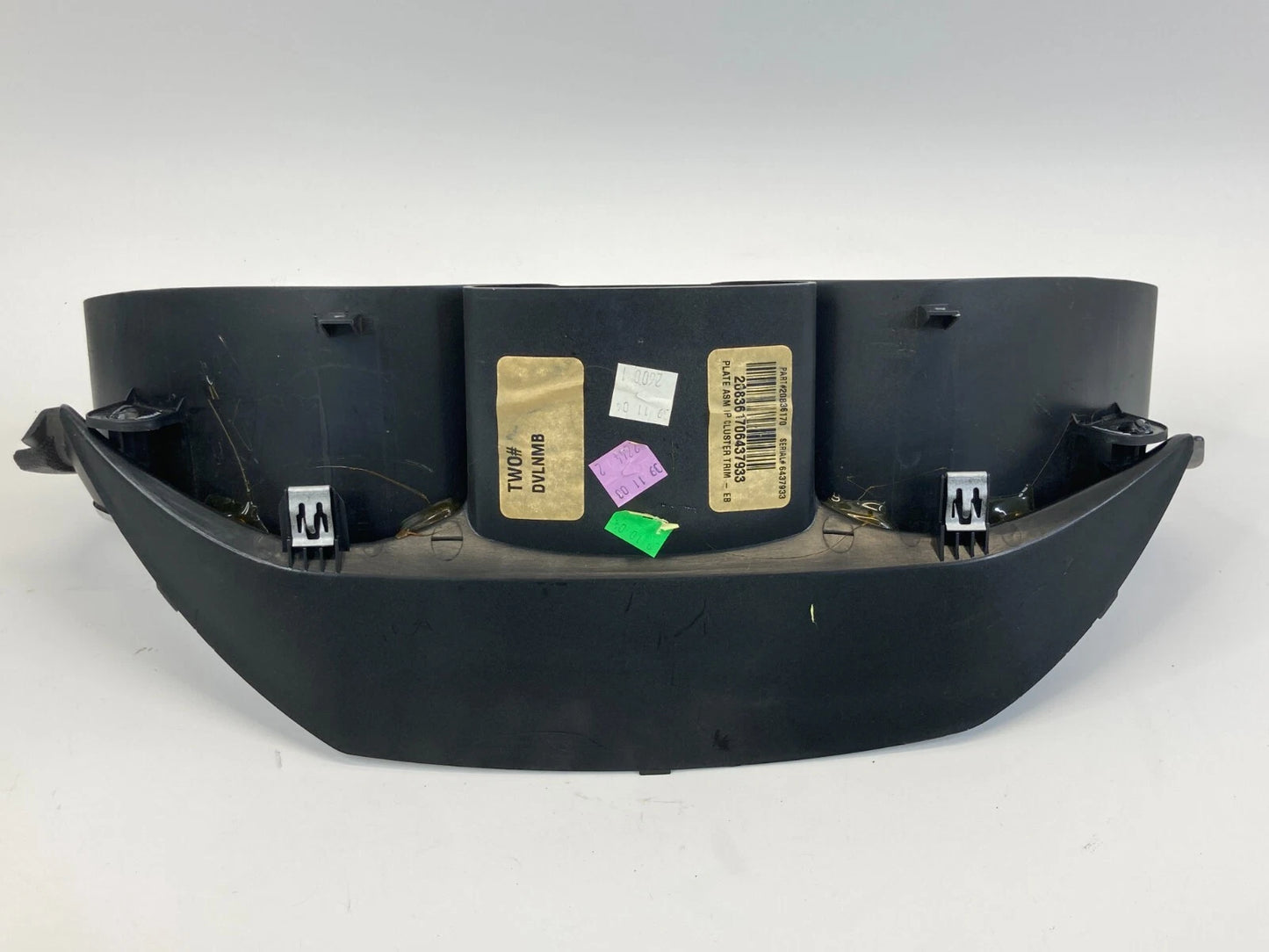09-12 CHEVY TRAVERSE DASH INSTRUMENT CLUSTER SPEEDOMETER BEZEL TRIM 20836170 OEM
