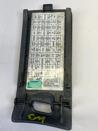 2003-2007 HONDA ACCORD SEDAN FUSE BOX COVER LID BEZEL TRIM 83162-SDA-A000 OEM